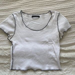 Brandy Melville black & white crop tops